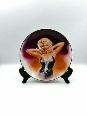 Marilyn Monroe Collector Plate 1993 Vintage Bradex Shining Star 8 1/8”
